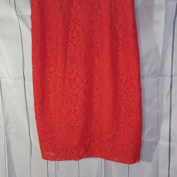 Boohoo mini red lace dress NWT - Picture 5 of 11